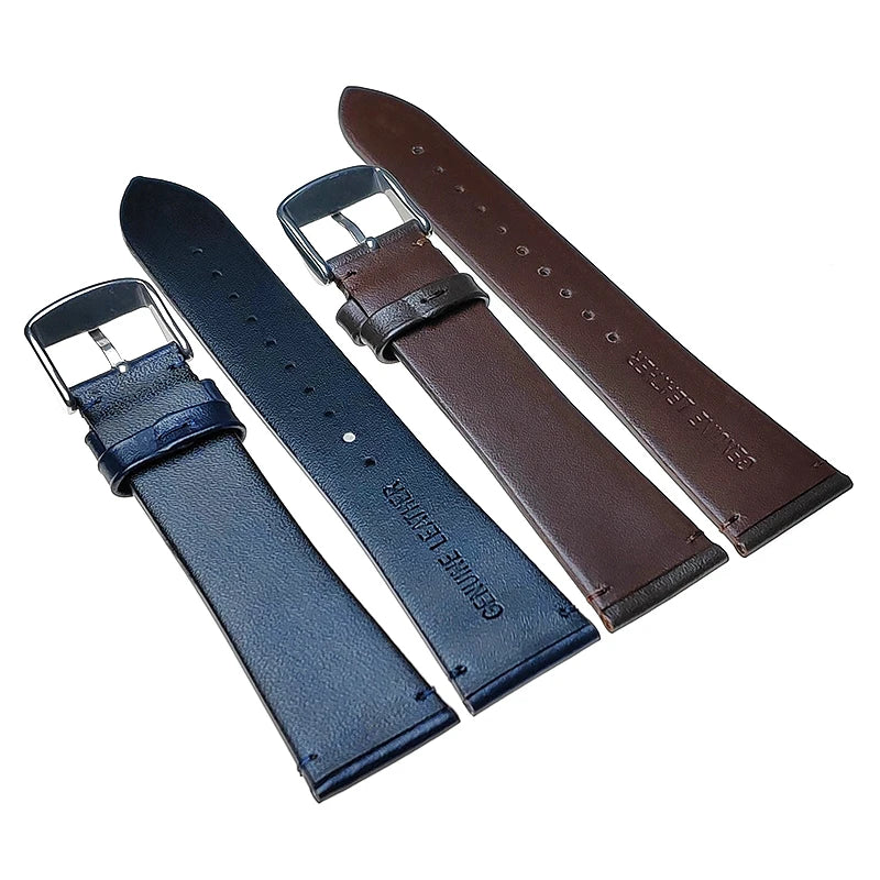 22mm Genuine Leather Calfskin Watch Band Watch Strap