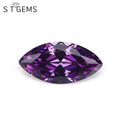 Good Quality Manufacturer Price Violet Marquise Cut Loose CZ Diamond Wholesale Cubic Zirconia for Jewelry