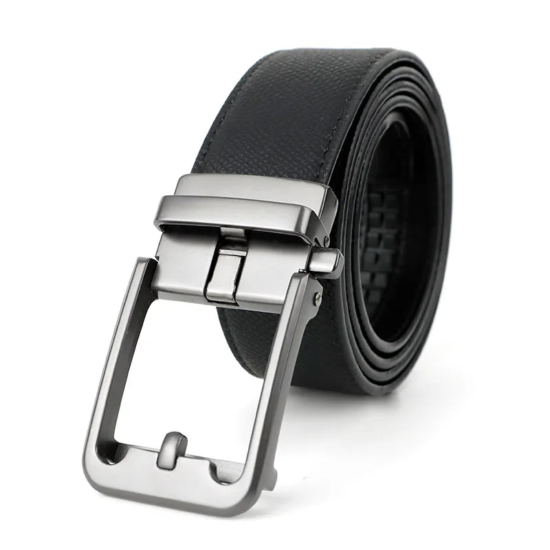 Factory Hot Selling Men Belt Wholesale Automatic Buckle Men Belt Customizable logo Genuine Belt