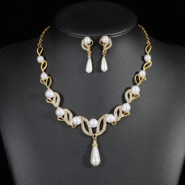 Swan Crane  Pendant Necklace  Packaging for Choker Silver Necklace Chain Elegant Necklace Set