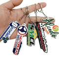 2025 Fashion Promotional Name Keychain with Custom Logo Letter Character Keychain Custom Company Promotion Gifts