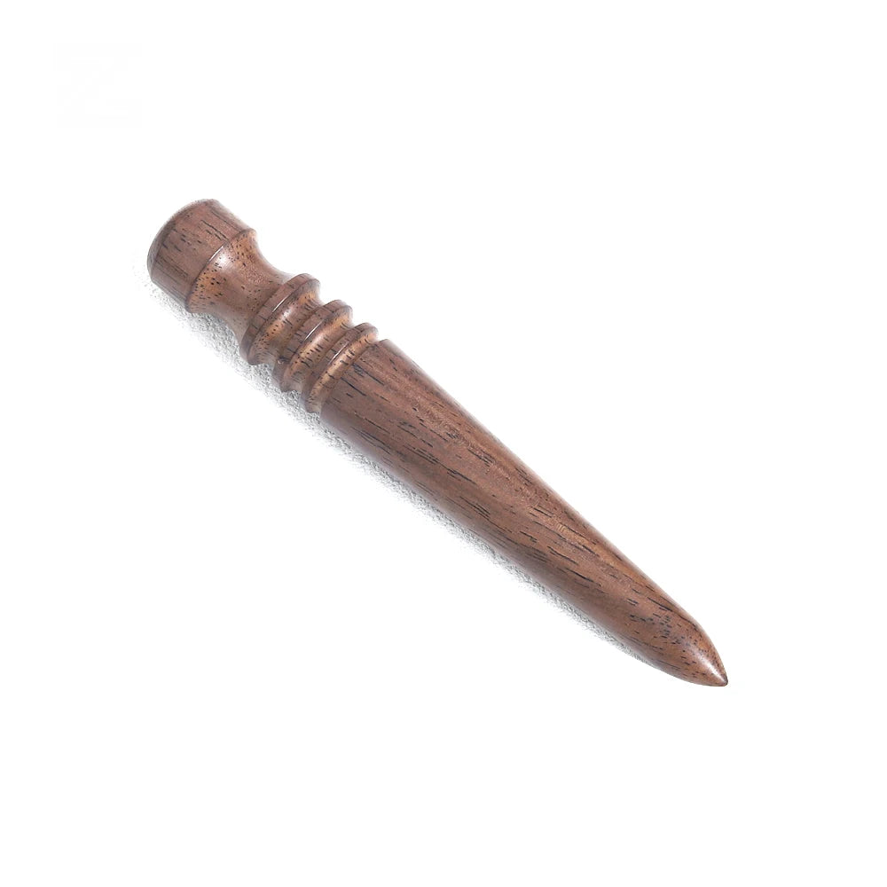 Handmade Leather Craft Tools Edge Polishing Grey Sandalwood High Density Hard Smooth Wooden Leather Edge Polishing Stick