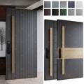 Australia Entry Doors Custom Hotel Villa Cast Aluminum Entrance Door Smart Lock Front Main Security 80 X 32 Exterior Doors