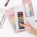Page Markers Sticky Notes Translucent Writable Bookmarks Paper Customizable Promotional Reading Studying Office School Sticks