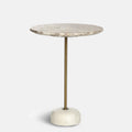Modern Round Top Marble for Tea Desk Living Room Furniture Marble Small Side Table Home Deracation Coffee Table