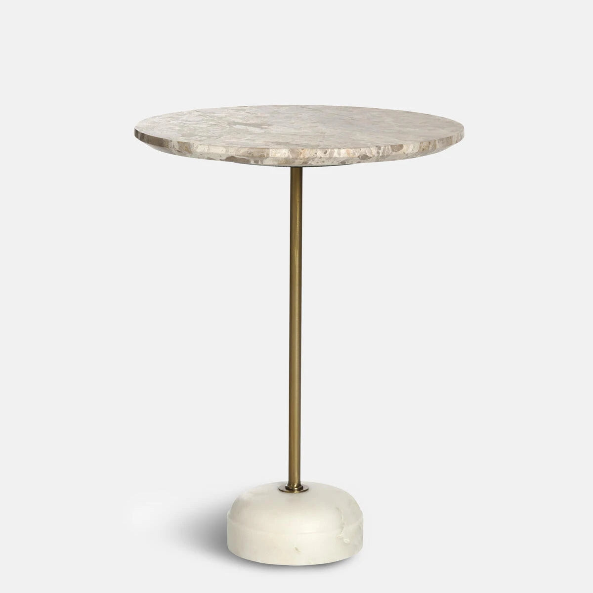 Modern Round Top Marble for Tea Desk Living Room Furniture Marble Small Side Table Home Deracation Coffee Table