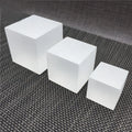 Premium Modern for Acrylic Food Display Stand White Buffet Risers Cubes 5-Sided Boxes
