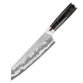 8 Inch Forged Stainless Steel Kiritsuke Chef Knife with Pakkawood Handle Kitchen Knife for Professionals and Home Use