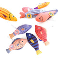 Multi Designs Natural Catnip Filled Interactive Cat Fish Toy Wholesale Cute Stuffed Soft Plush Fish