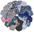 Reusable Washable Cotton Winged Super High Absorbency Comfortable Multi Color Feminine Hygiene Menstrual Pads