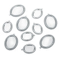 2025 Best-selling Stainless Steel Pendant Bottom DIY Handmade Accessories Polymer Clay Jewelry Tray
