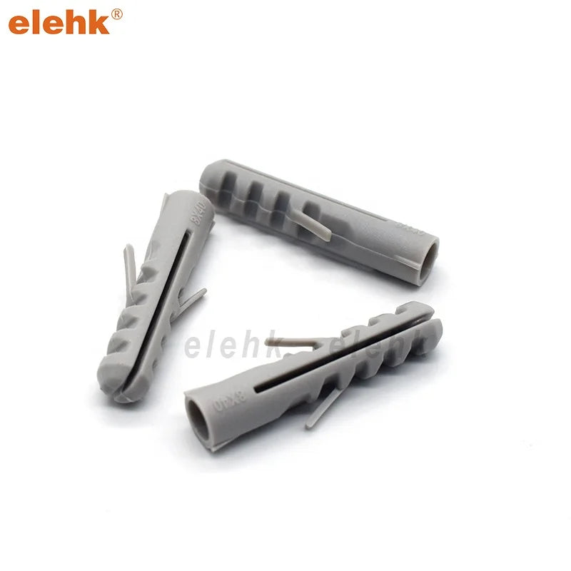 ELEHK Fischer Fixings Nylon Wall Plug PE Nylon Plastic Expansion Anchors Wall Plug