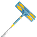 High-Rise Window Cleaning Brush Telescopic Pole Household Glass Cleaning Mop Tool Plastic Handle for Window Windshield Wiping