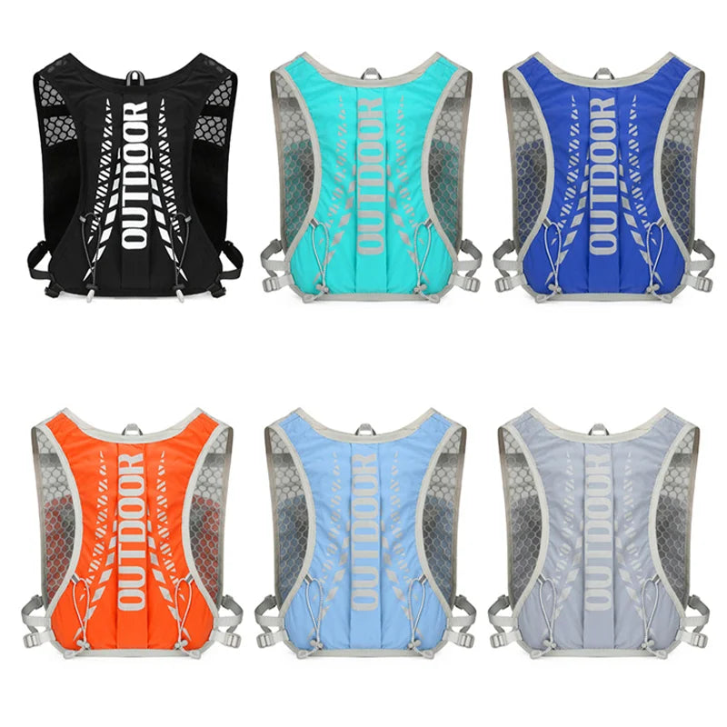 Custom Logo Lightweight Water Backpack for Hydration for Running Jogging Trail Race Marathon Cycling Hiking-Fashion Waterproof