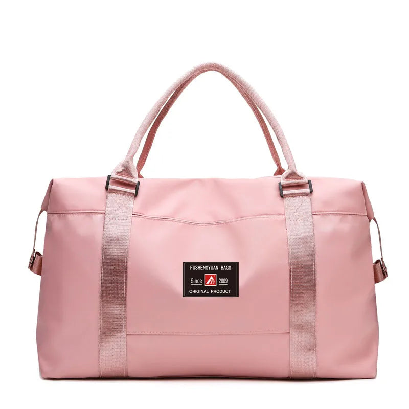 Customized Fashion Outdoor Sports Duffle Bag with Zipper Closure Waterproof Large Capacity Dry Wet Separation for Travel