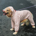 S~8XL Wholesale Waterproof Small Large Dog Transparent Raincoat Bulldog Husky Clothes