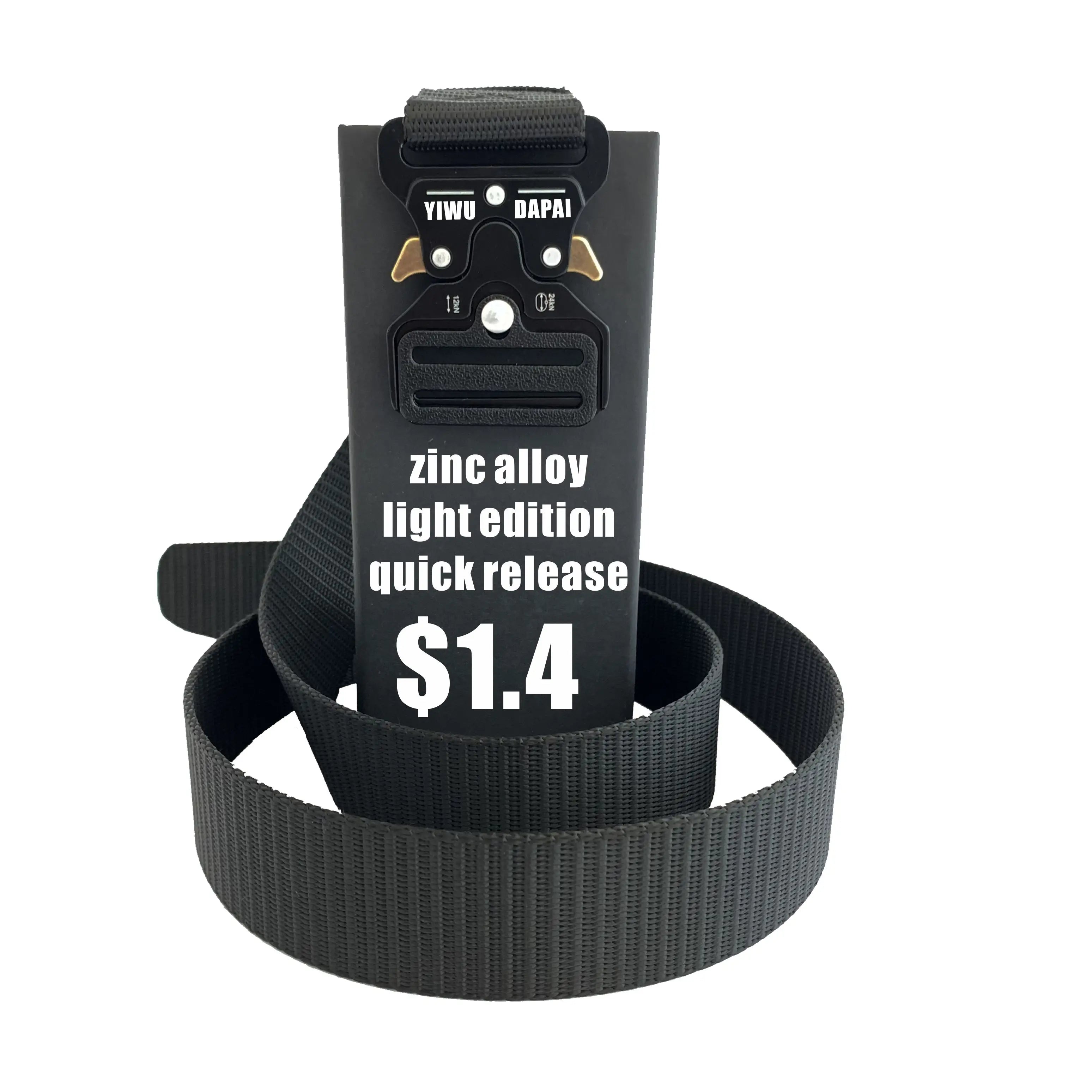 Custom Heavy Duty 8251 M EDC Rigger Tactical Belt 1.5" Nylon Webbing Alloy Buckle 3.8cm X 120cm for Personal Defense Equipment