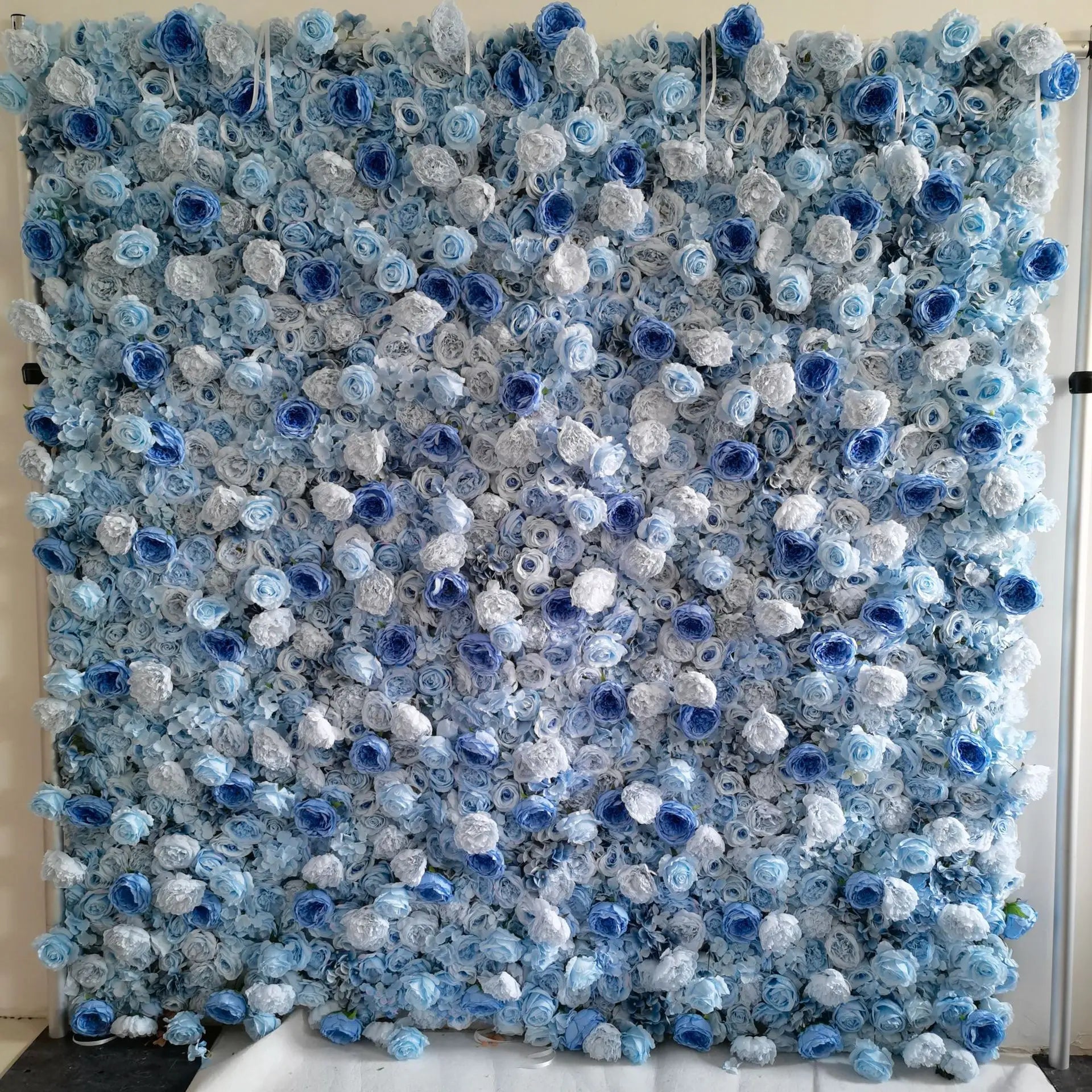 Silk Flowers Wall Wedding Decoration Backdrop Cloth Bottom Flowers Customized Wedding Flowers Wall