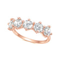 OL0964 Abiding Jewelry New Arrival 5mm Round Moissanite Diamond Sterling Silver Jewellery Ring Wedding Eternity Band