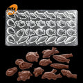 AK Fish 3D Polycarbonate Chocolate Mold for Handmade Chocolate Candy Making Mould Plastic PC Chocolate Molds Baking Tray PCM2088