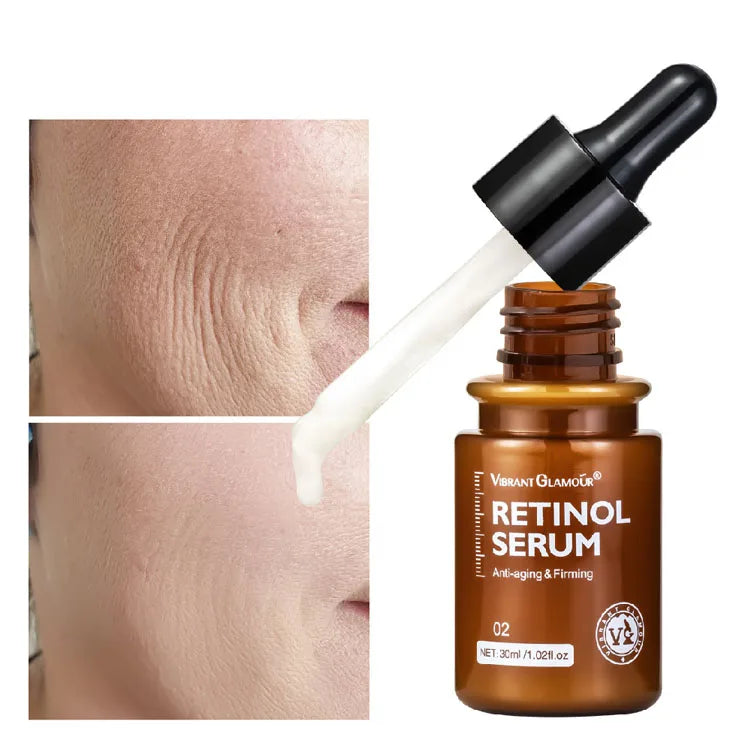 Wholesale Retinol Moisturizing Whitening Firming Fade Fine Lines Anti-wrinkle Anti-aging Deep Care Face Serum 30ML