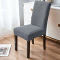 Modern European Style Iron Dining Chair Adjustable Height Eco-friendly Solid Wood Frame Spandex Seat Custom Size Banquet