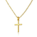 SC Personalized Hip Hop Necklaces Fashion Gold Plated Alloy Necklaces INS Style Cross Pendant Necklaces for Women and Men
