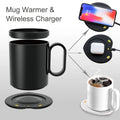 2024 Gift Smart Temperature Controlled 55 Degree Coffee Cup Beverage Mug Warmer With 15w Wireless Charging Pad