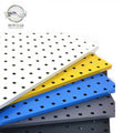 Metal Pegboard Panel-Perforated Steel Organizer Board for Garage Workshop Office Tool StorageWall-Mounted Custom Size Pegboard