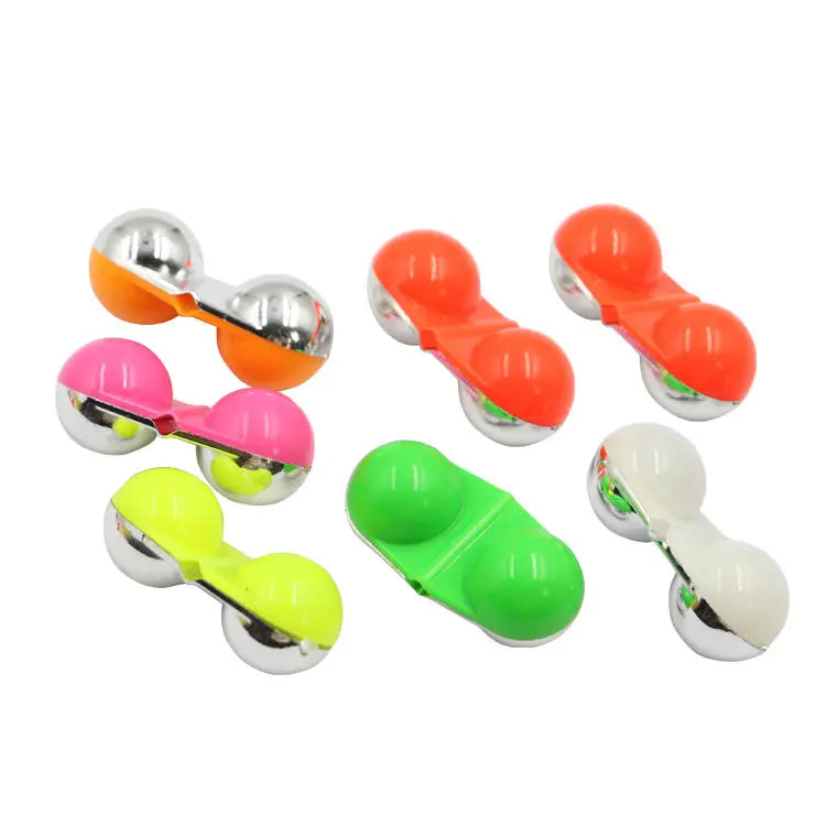 Selco Hot Sale Two Color Carp Fishing Rattle Bead Cat Fish Rig Cat Bait Accessories Rattle With Bell Rig Rattle Bead