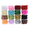 Mix Colors 8mm 3mm Plastic Pearl Chain Wedding Bouquet Accessories Pearl Bead Chain  for DIY Bridal Bouquet Decoration
