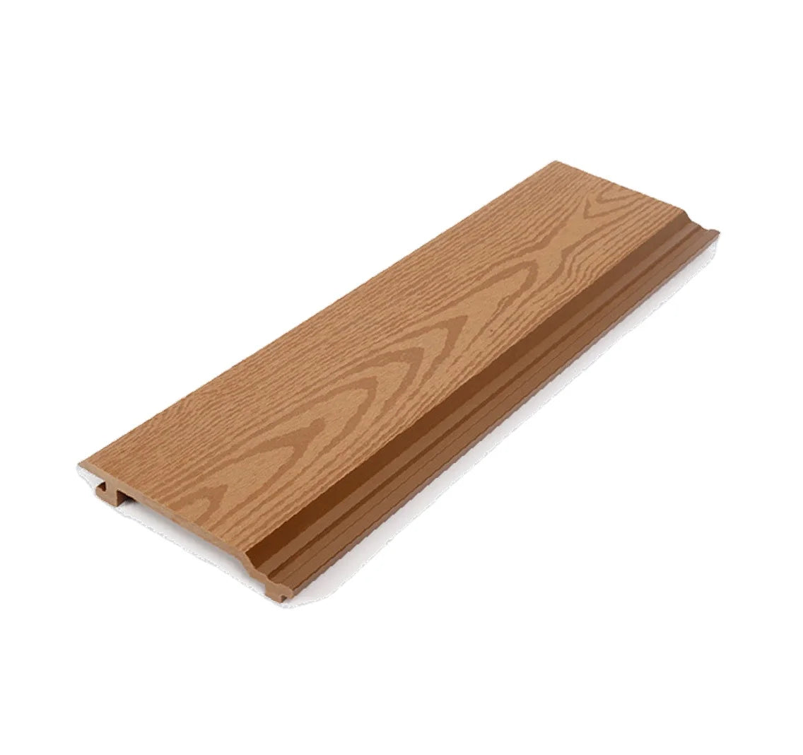 European Style Outdoor Garden Wall Cladding Waterproof WPC and Plastic 3D Panels for Garden Backyard Exterior Household Use