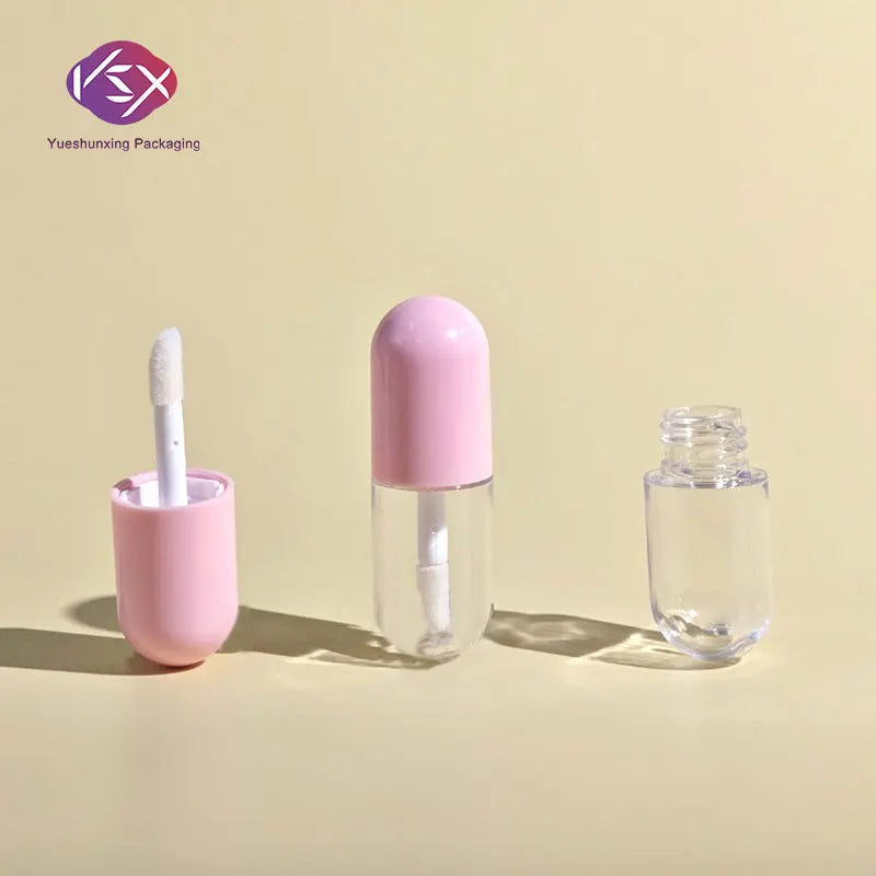Yueshunxing 5ml Private Label Lip Gloss Cosmetic Packaging Unique Mini Capsule Lipgloss Container Empty Lip Gloss Tube