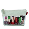 Straw Waterproof  Wear-resistant Transparent Clearly Visible Combine Straw Cosmetic Bag Skincare Bath Goods Soap Shampoo Pouch