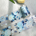 Custom Print High-end Holographic Foil PET Tape Manufacturer Clear PET Tape for Journaling