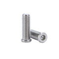 M8 25mm Zinc Plated Metric ISO Hexagon Self Tapping Screw Stainless Steel Wood Fine Thread