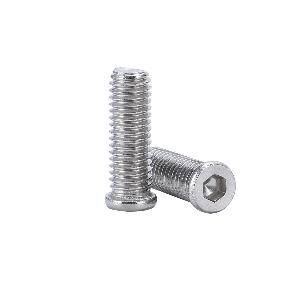 M8 25mm Zinc Plated Metric ISO Hexagon Self Tapping Screw Stainless Steel Wood Fine Thread
