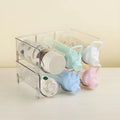 Customized Plastic Stackable Storage Rack for Water Bottles Mug Organizers and Bin Storage Water Bottle Holder Stand
