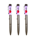Wholesale Multi-Functional LED Light Ballpoint Pen with Laser Logo Cute Metal Stylus for Touch Screen Customizable Ballpen