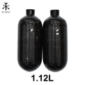 TUXING Custom-Made Factory OEM Mini High Pressure 1.12Liter 4500psi 300bar 30Mpa PCP Gas Cylinder Valves Carbon Fiber Air Tank