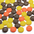 Kawaii Candy Beans Flat Back Resin Cabochon Round Candy  Food DIY Embellishments for Scrapbooking Phone Deco Parts 14mm