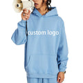 Custom Unisex 345gsm Essential Hoodies High Quality Pullover Oversized Hoodie Hot-selling Termal Thick Hoodie for Men and Women