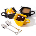 Modern Novelty Creative Cute Summer Dessert Cup Mug Gift logo Customized Ceramic Ice Cream Cups