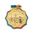 Wholesale metal outdoor marathon medals sports running metal medals fun race medals