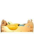 Montessori Baby Floor Bed Plywood Wood Modern Design Eco-Friendly Adjustable Storage for Bedroom Dining Living Room Hospital Use