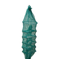 Lenthway Folding Multifilament Fishing Nets Long Bag Crab Loach Cage India Cast Net in Nylon & PA Double Knot Style