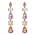 Colorful and Geometry Jewelry Pendant New Style for Girls Women Drop Earrings Gift for Friend