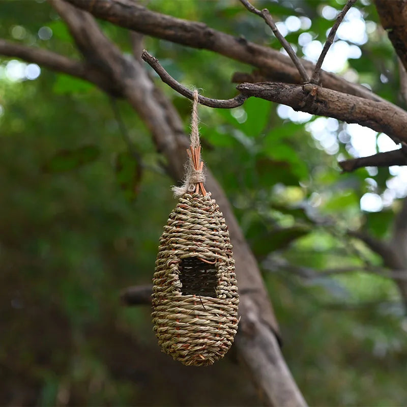 New Arrival Bestselling Grass Woven Bird Nest - Creative Handcrafted Bird Cage Nursery Gardening Decoration Warmth Ecological