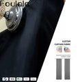 Factory Supply Ready Stock Simple Design Black Blackout Curtain Fabric