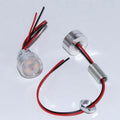 High Brightness 12V LED Night Bulbs 20cm Cable D22mm Metal Indicator Lights Warm White Emitting Diodes DIY Lighting Accessories